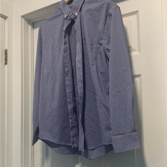 IZOD Classic Mens Classic Fit Long Sleeve Plaid Button-Down Shirt - Picture 2 of 9